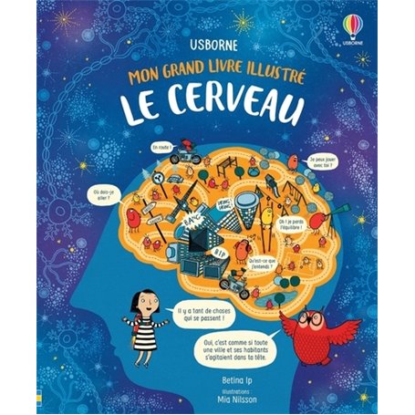 Le cerveau - Mon grand livre illustré