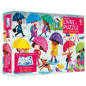 Les couleurs - Coffret Livre et puzzle