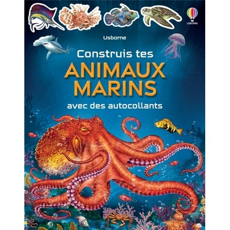 Construis tes animaux marins avec des autocollants