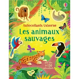 Les animaux sauvages - Autocollants Usborne