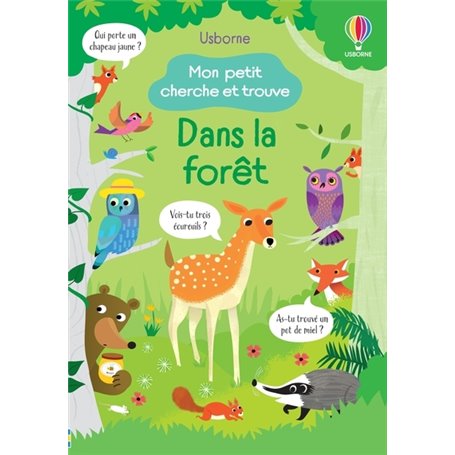 Dans la forêt - Mon petit cherche et trouve