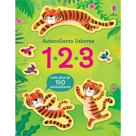 1-2-3 - Autocollants Usborne