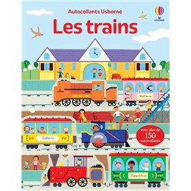 Les trains - Autocollants Usborne