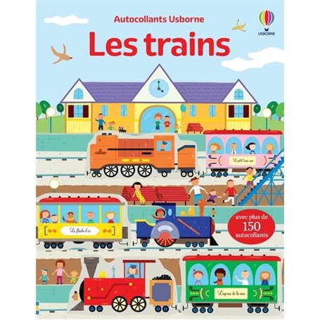 Les trains - Autocollants Usborne