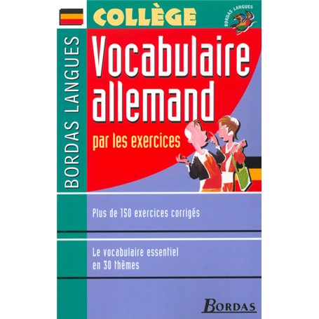 Bordas Langues - Vocabulaire allemand par les exercices