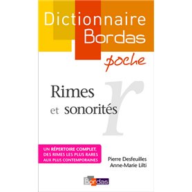 Dictionnaire Bordas poche Rimes et sonorités