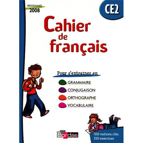 Cahier de français CE2 2009