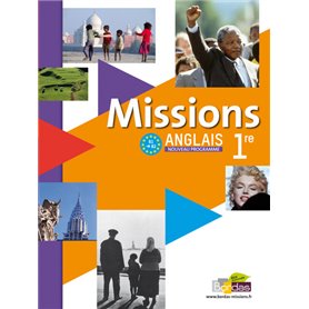 Missions Anglais 1ère 2011 Manuel de l'élève avec CD-audio