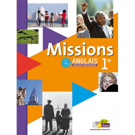 Missions Anglais 1ère 2011 Manuel de l'élève avec CD-audio