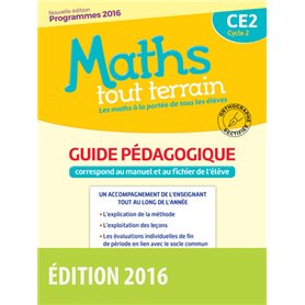 Maths tout terrain CE2 2016 Livre du maître du manuel et du fichier élève