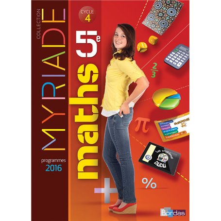 Myriade Mathématiques 5e 2016 Manuel élève