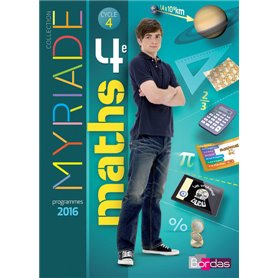 Myriade Mathématiques 4e 2016 Manuel élève