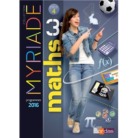 Myriade Mathématiques 3e 2016 Manuel élève