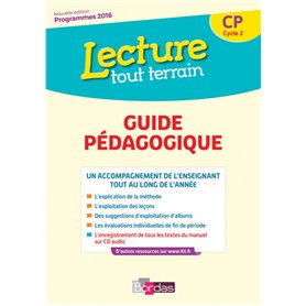 Lecture tout terrain CP 2017 Livre du maître avec CD Audio