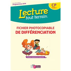 Lecture tout terrain CP 2017 Fichier photocopiable de différenciation