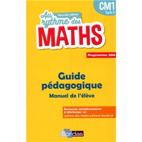 Au Rythme des maths CM1 2017 Livre du maître du manuel