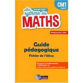 Au Rythme des maths CM1 2017 Livre du maître du fichier