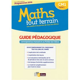 Maths tout terrain CM1 2017 Livre du maître - Manuel et fichier de l'élève