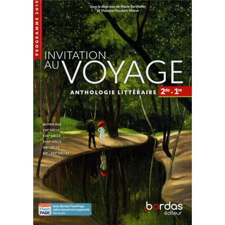 Invitation au voyage Anthologie littéraire Français 2de-1re 2019