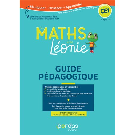 Les Maths avec Léonie CE1 2020 Livre du professeur