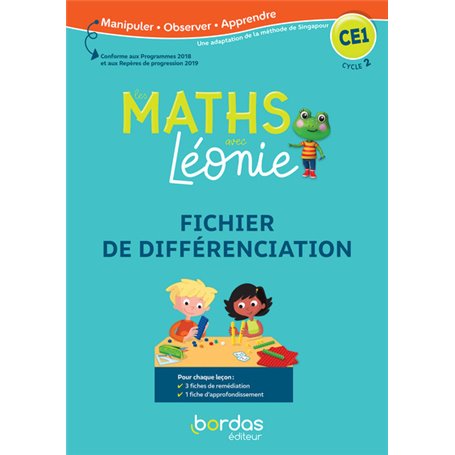 Les Maths avec Léonie CE1 2020 Fichier de différenciation photocopiable