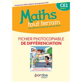 Maths tout terrain CE1 2020 Fichier photocopiable de différenciation