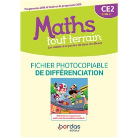 Maths tout terrain CE2 2020 Fichier photocopiable de différenciation