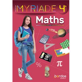 Myriade Maths 4e 2021 Manuel élève