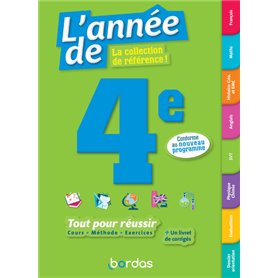 L'Année de 4e Tout pour réussir