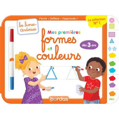 Les livres-ardoises - Mes premières formes et couleurs