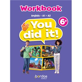 You did it! - Anglais 6e - 2023 - Workbook - Elève