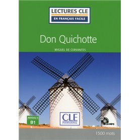 Lecture CLE en français facile Don Quichotte niveau B1 + CD