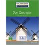 Lecture CLE en français facile Don Quichotte niveau B1 + CD