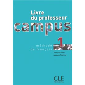 Campus niv 1 livre du professeur 2005 de francais