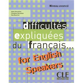 Difficultés du français for English speakers