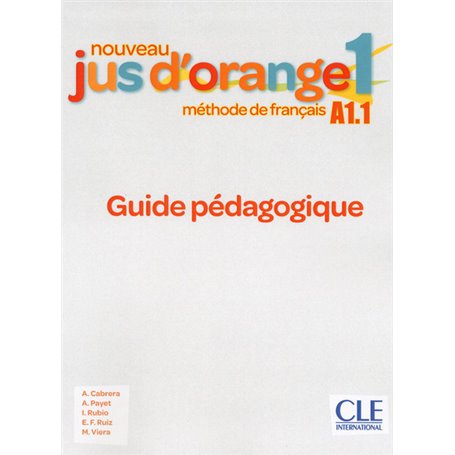 Jus d'orange niv.1 professeur + CD 2è éd.