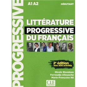 Littérature progressive du français débutant + CD 2ed - NC