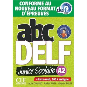 ABC Delf Junior Scolaire - Niveau A2 + livret + CD - nouvelle édition