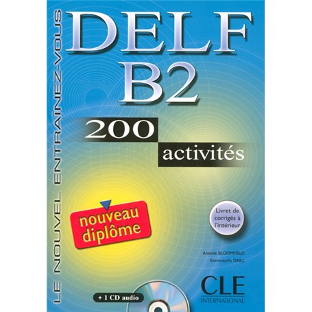 Nouveau delf b2 200 activites + 1cd audio