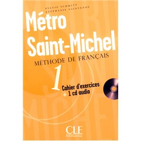 Metro saint-michelde francais cahier d'exercices + 1 cd audio 1