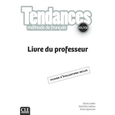 Tendances C1/C2 - Livre du professeur 2ed