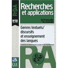 Collection Recherche et application : Genres textuesl, discursifs et enseignement des langues