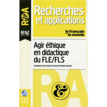 Recherches et applications - numéro 62