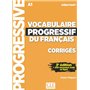 vocabulaire progressif niveau débutant Corrigés 3ED