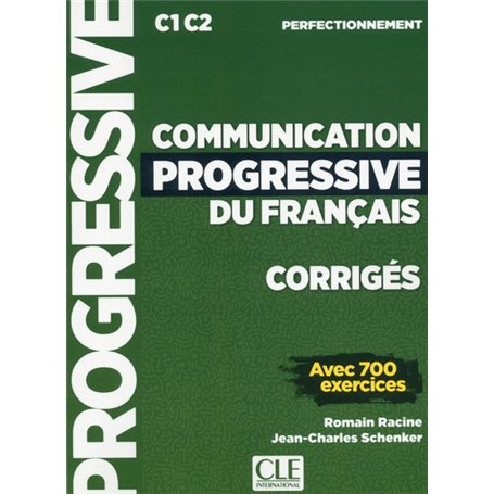 Corrigés Communication progressive niveau perfectionnement