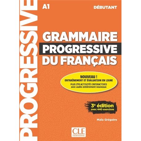 Grammaire progressive du français débutant 3è édition+CD