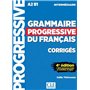 Grammaire progressive intermédiaire corrigés 4è éd.