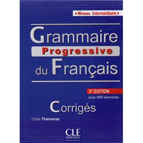 Corriges grammaire progressive du francais intermediaire 3ème ed.