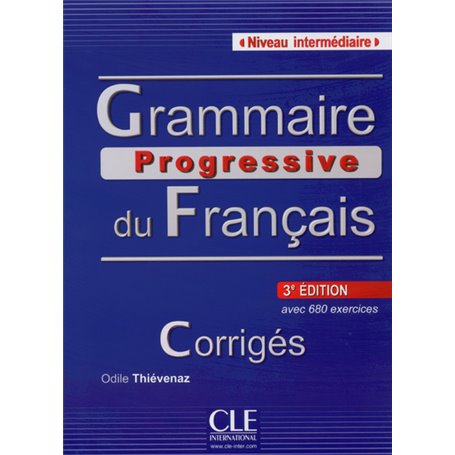 Corriges grammaire progressive du francais intermediaire 3ème ed.