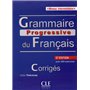 Corriges grammaire progressive du francais intermediaire 3ème ed.